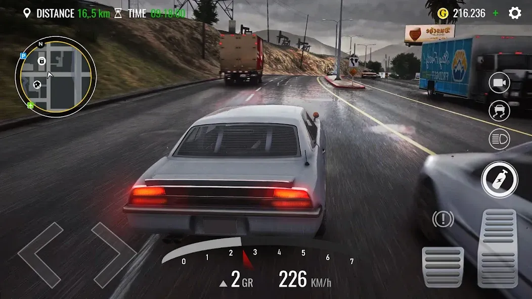 Traffic Driving Car Simulator [MOD: безлимитные деньги и топливо] Screenshot 3