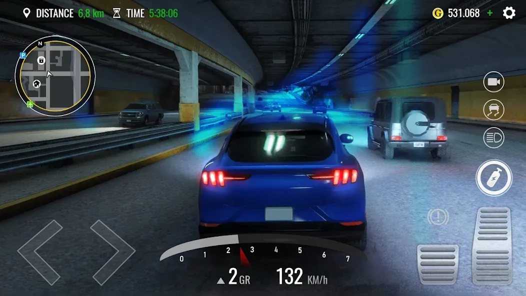 Traffic Driving Car Simulator [MOD: безлимитные деньги и топливо] Screenshot 5