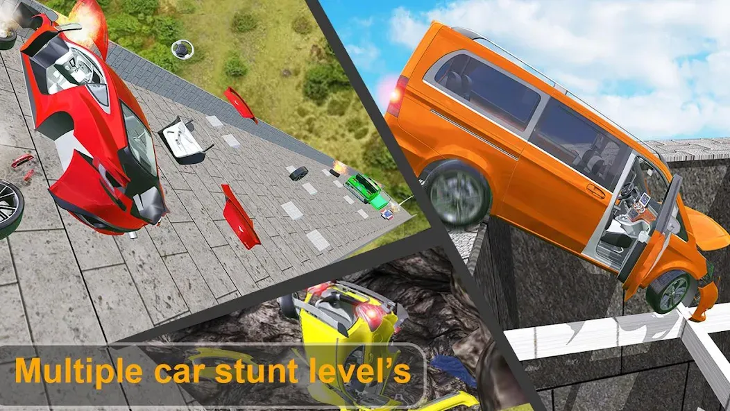 Beam Drive Crash Death Stair C [MOD: разблокированы все уровни и машины] Screenshot 3