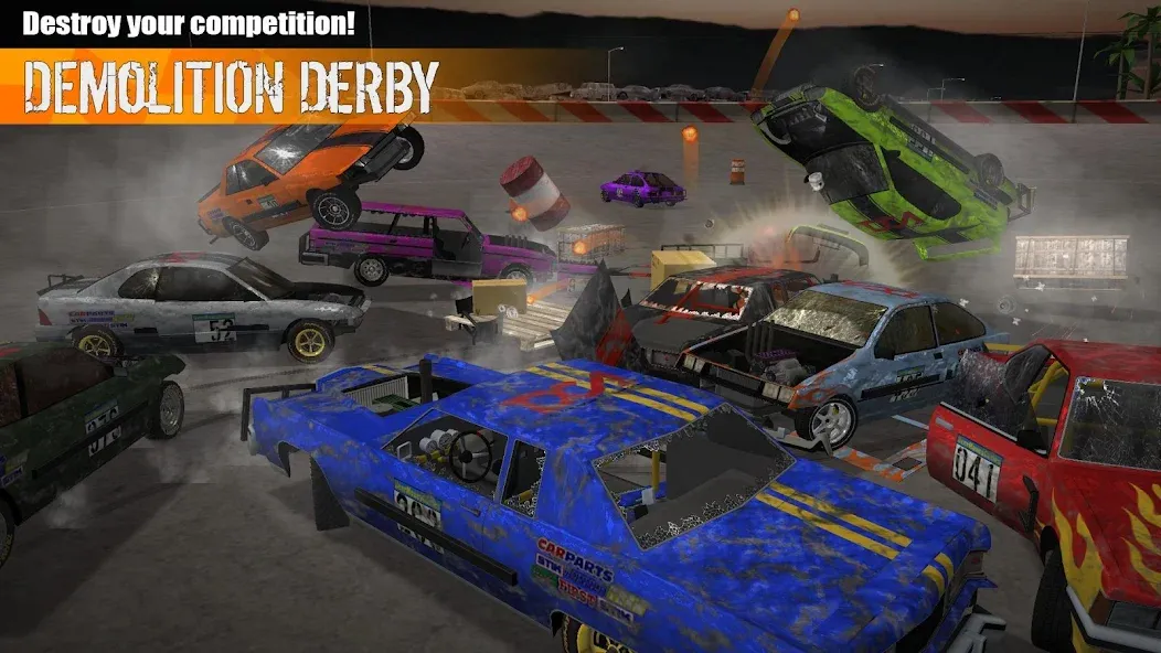 Demolition Derby 3 [MOD: безлимитные деньги и топливo] Screenshot 2