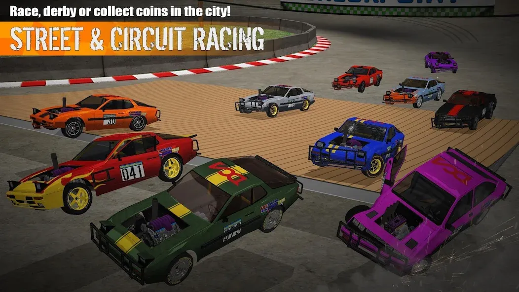 Demolition Derby 3 [MOD: безлимитные деньги и топливo] Screenshot 3