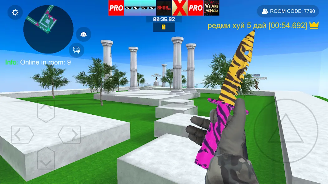 bhop pro [MOD: безлимитные деньги и все скины] Screenshot 3