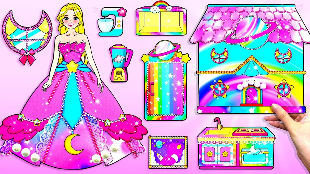 Doll Dress Up Makeup Girl Game [MOD: все наряды и макияж открыты] Screenshot 5