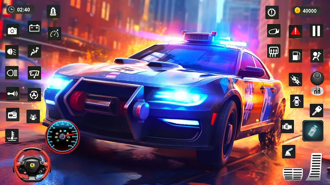 Police Car Kids Driving Game [MOD: новые полицейские машины и задания] Screenshot 4