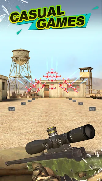 Gun Shooting Range [MOD: безлимитные патроны и точная стрельба] Screenshot 3