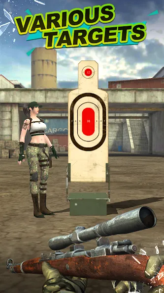 Gun Shooting Range [MOD: безлимитные патроны и точная стрельба] Screenshot 4