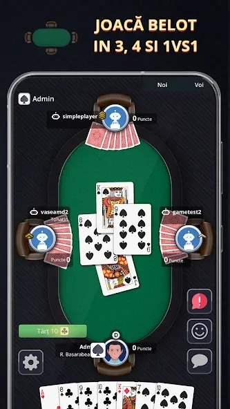 Belot.md - Moldova Belot [MOD: онлайн-белот с бонусами и улучшениями] Screenshot 2