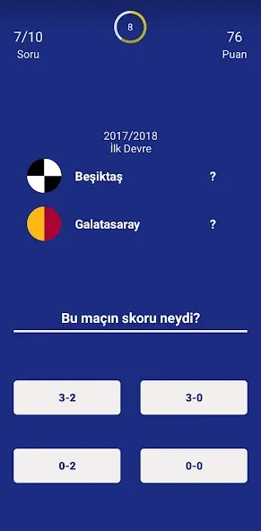 Türkiye Süper Ligi Bilgi Oyunu [MOD: безлимитные подсказки и очки] Screenshot 4
