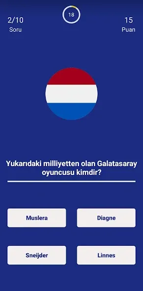 Türkiye Süper Ligi Bilgi Oyunu [MOD: безлимитные подсказки и очки] Screenshot 5