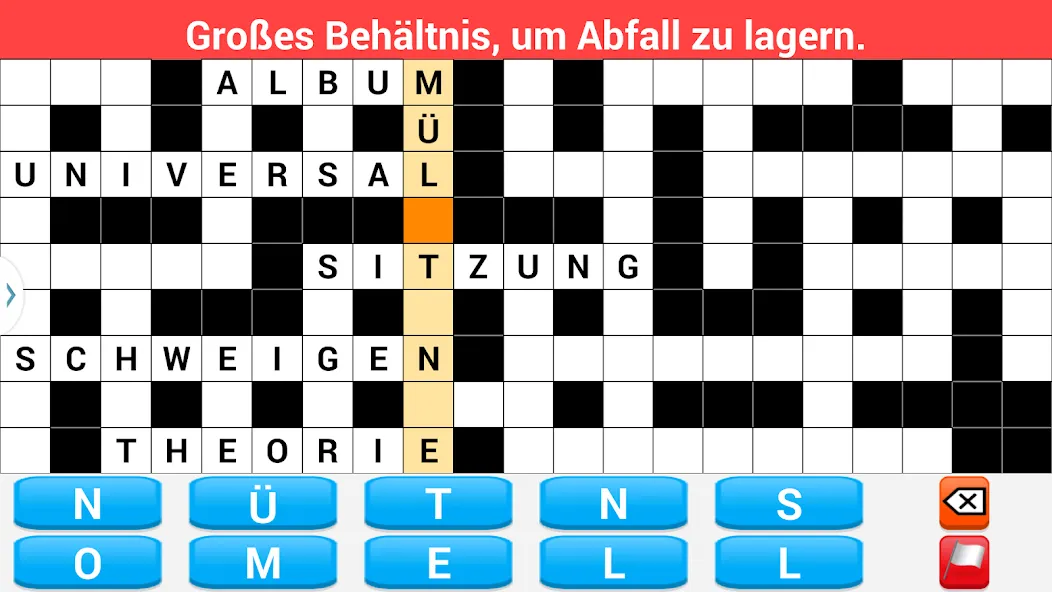 Kreuzworträtsel Deutsch [MOD: безлимитные подсказки и открыты все уровни] Screenshot 5