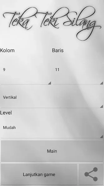 Teka Teki Silang [MOD: подсказки и все уровни открыты] Screenshot 1