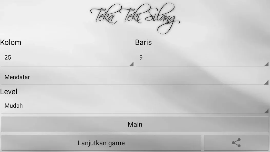 Teka Teki Silang [MOD: подсказки и все уровни открыты] Screenshot 4