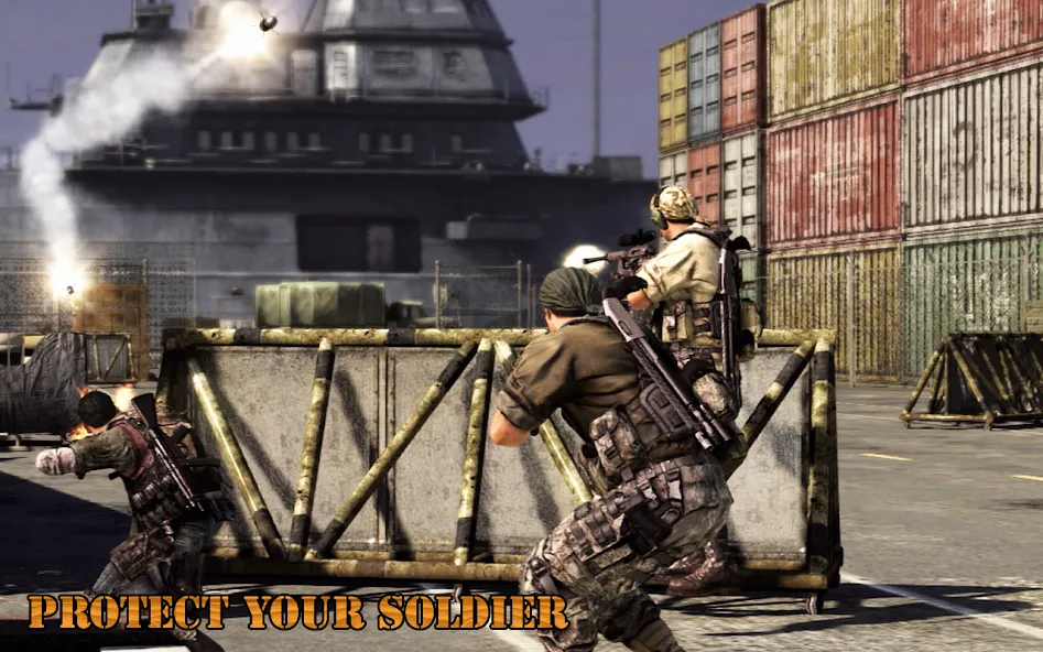 Call of Modern Army Combat [MOD: безлимитные деньги и оружие] Screenshot 1
