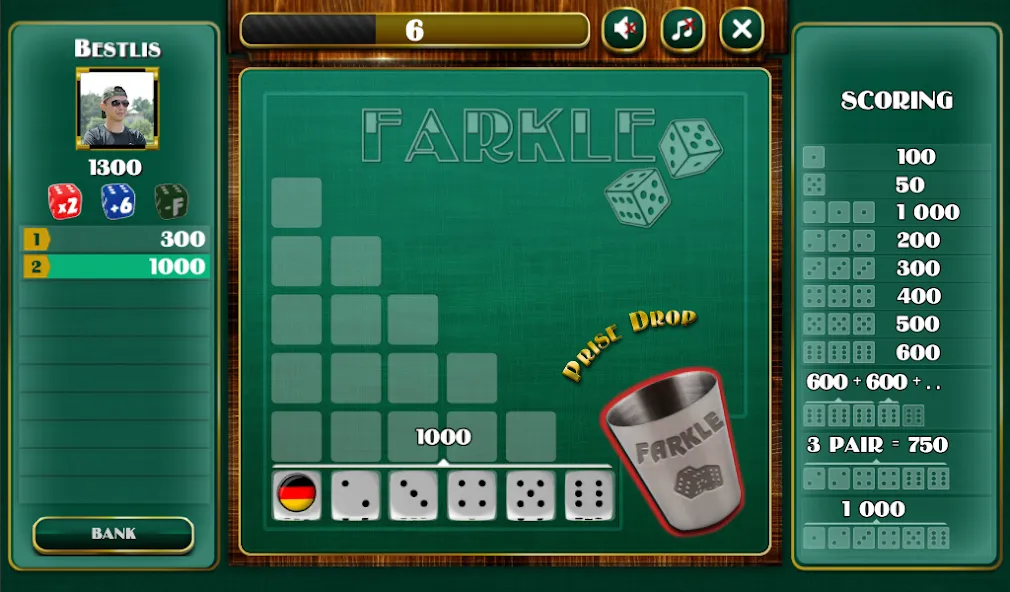 Farkle [MOD: безлимитные монеты и удача] Screenshot 3