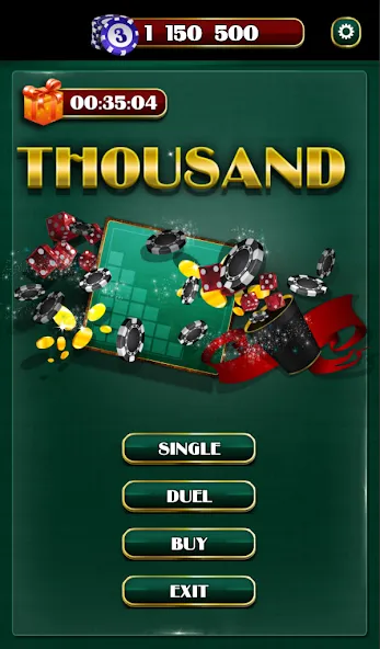 Thousand Dice [MOD: безлимитные броски и высокий урон] Screenshot 1