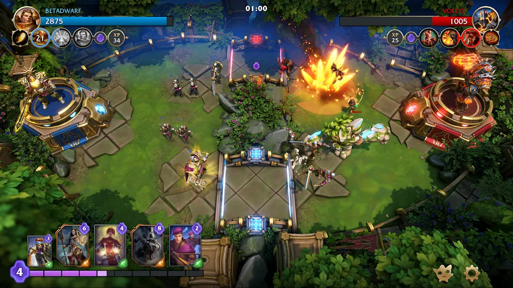 Minion Masters [MOD: безлимитные ресурсы и все карты открыты] Screenshot 1