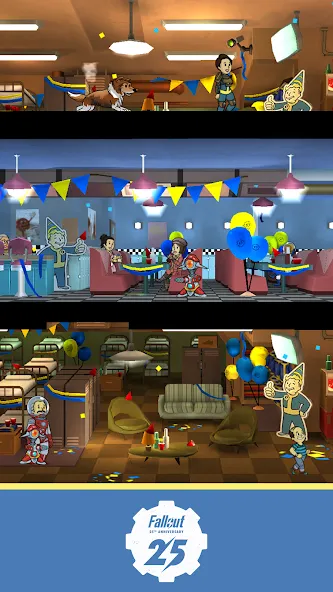 Fallout Shelter [MOD: безлимитные ресурсы и открытые комнаты] Screenshot 1