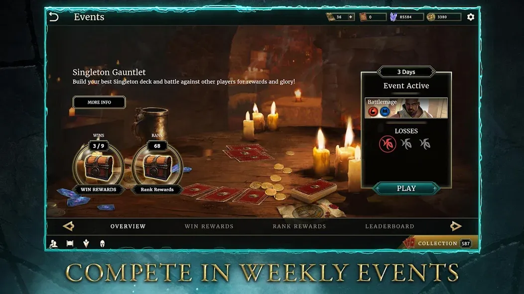 The Elder Scrolls: Legends [MOD: безлимитные деньги и открыты все карты] Screenshot 2