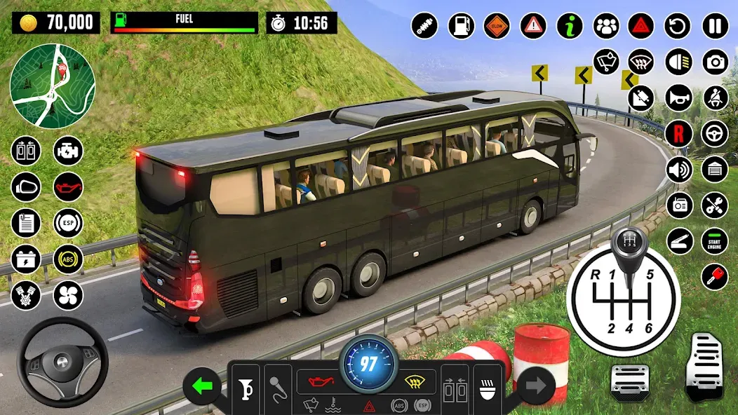 Bus Driving School : Bus Games [MOD: безлимитные деньги и открыты все уровни] Screenshot 2