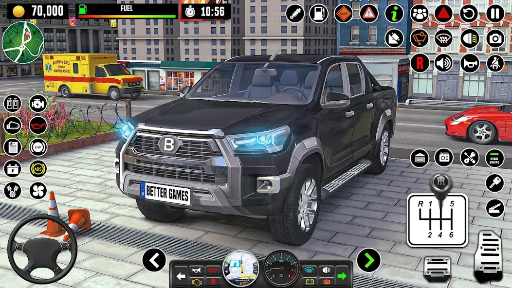 City Driving School Car Games [MOD: безлимитные деньги и все машины открыты] Screenshot 1