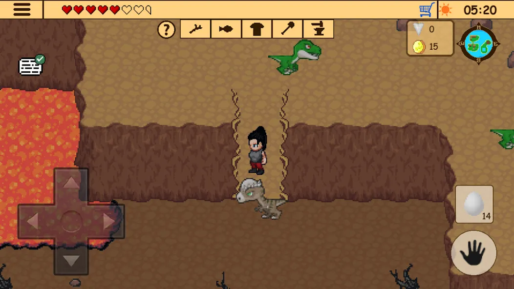 Survival RPG 3:Lost in time 2D [MOD: безлимитные ресурсы и здоровье] Screenshot 1