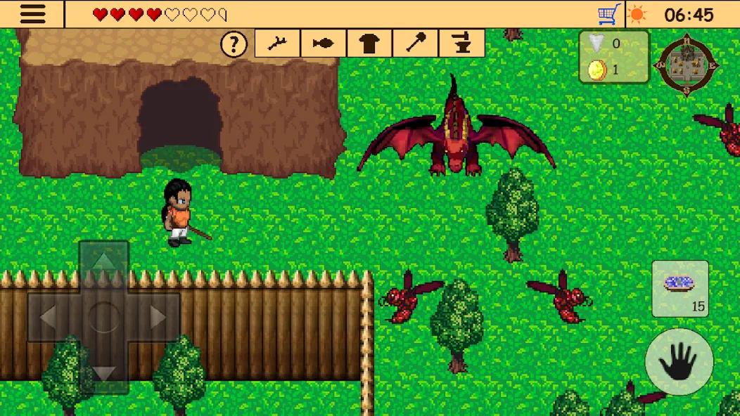 Survival RPG 3:Lost in time 2D [MOD: безлимитные ресурсы и здоровье] Screenshot 2
