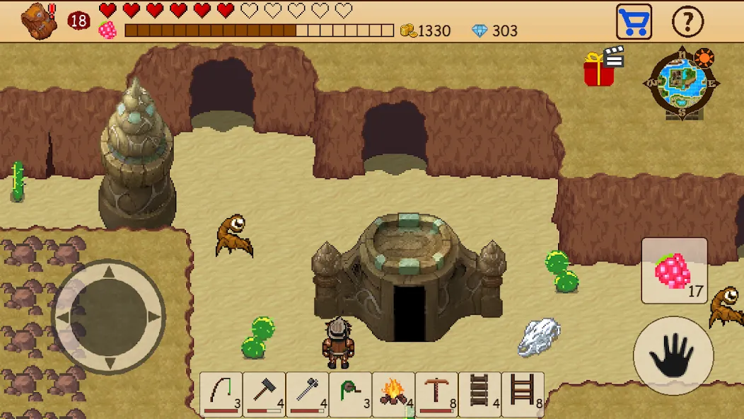 Survival RPG: Open World Pixel [MOD: безлимитные ресурсы и здоровье] Screenshot 2
