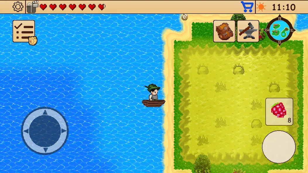 Survival RPG 1: Island Escape [MOD: безлимитные ресурсы и здоровье] Screenshot 4