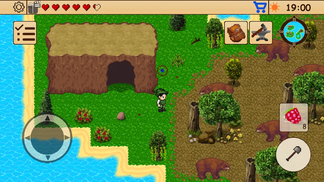Survival RPG 1: Island Escape [MOD: безлимитные ресурсы и здоровье] Screenshot 5