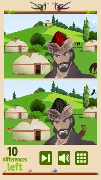 Find 10 Differences [MOD: подсказки без ограничений и все уровни открыты] Screenshot 2