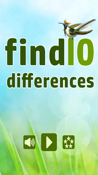 Find 10 Differences [MOD: подсказки без ограничений и все уровни открыты] Screenshot 5