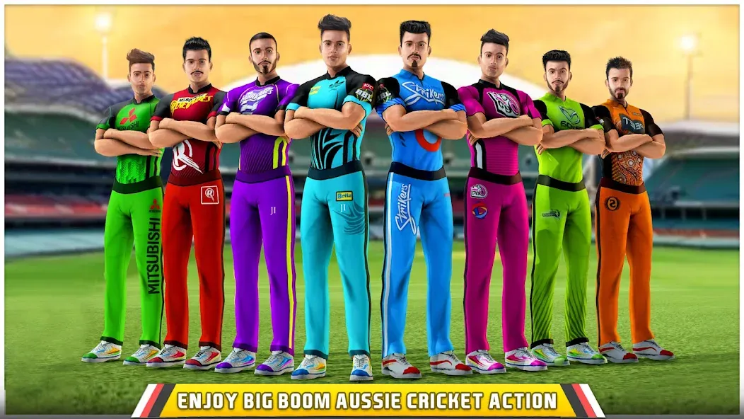 Aussie T20 Cricket Game 2023 [MOD: безлимитные монеты и разблокированы команды] Screenshot 1