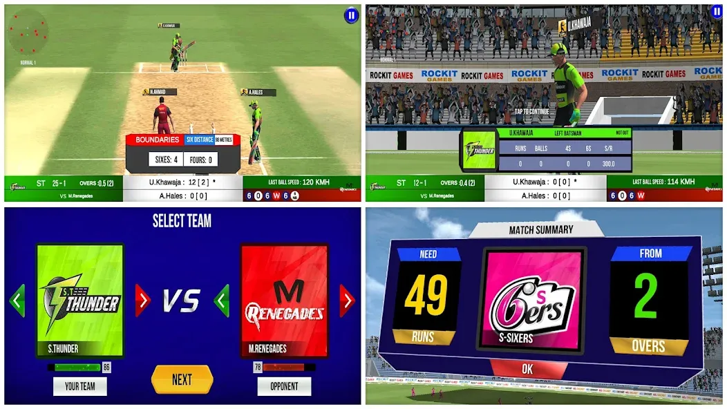 Aussie T20 Cricket Game 2023 [MOD: безлимитные монеты и разблокированы команды] Screenshot 4