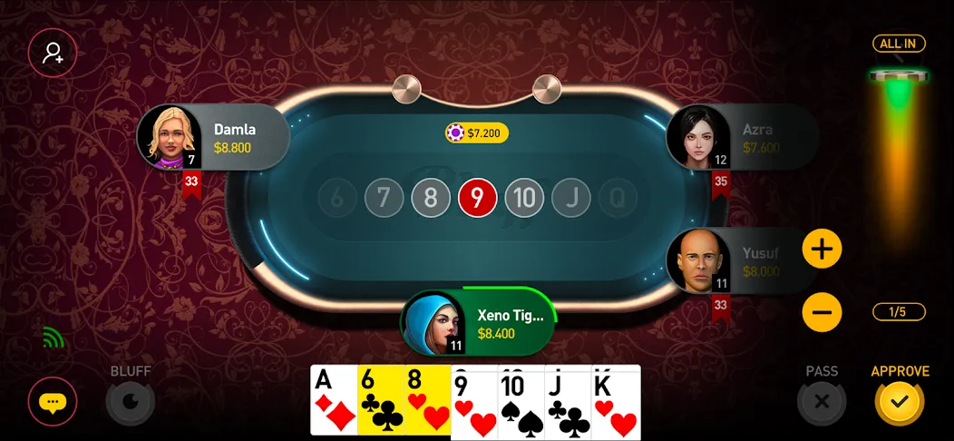 Bluff Game [MOD: взломанные карты и безлимитные ходы] Screenshot 5