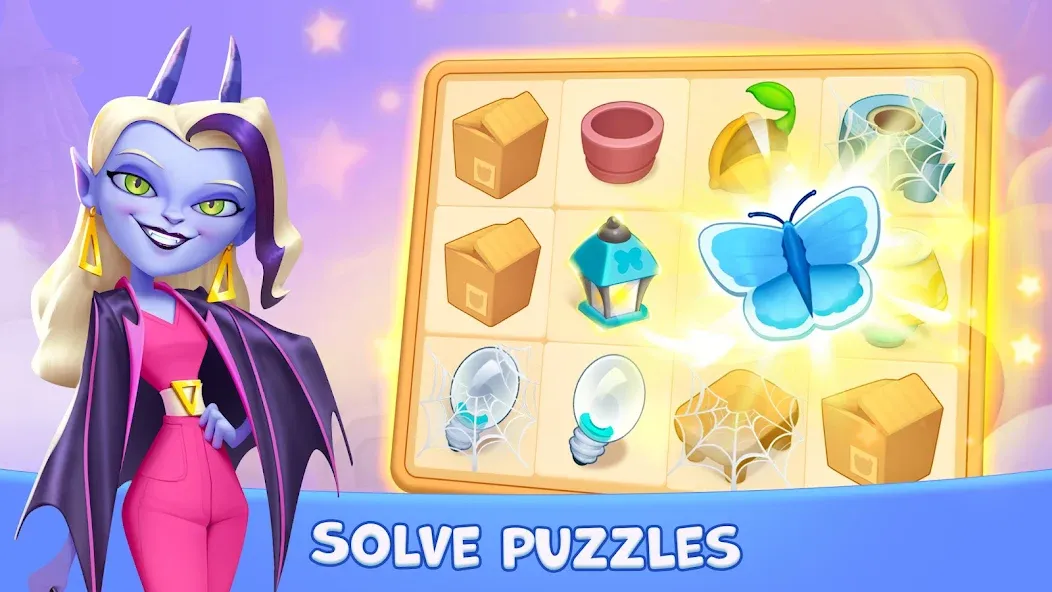 Lucy’s Ville: Fabulous Merge [MOD: безлимитные монеты и энергия] Screenshot 5
