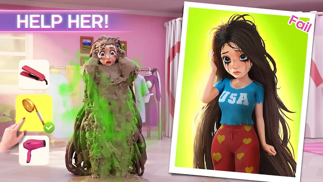 Project Makeover [MOD: безлимитные монеты и жизни] Screenshot 1