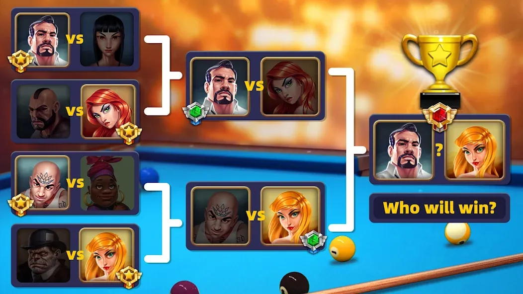 8 Pool Clash [MOD: безлимитные монеты и разблокированные столы] Screenshot 4