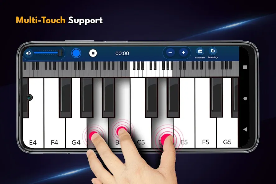 Real Piano Keyboard [MOD: реалистичный звук и безлимитные ноты] Screenshot 2