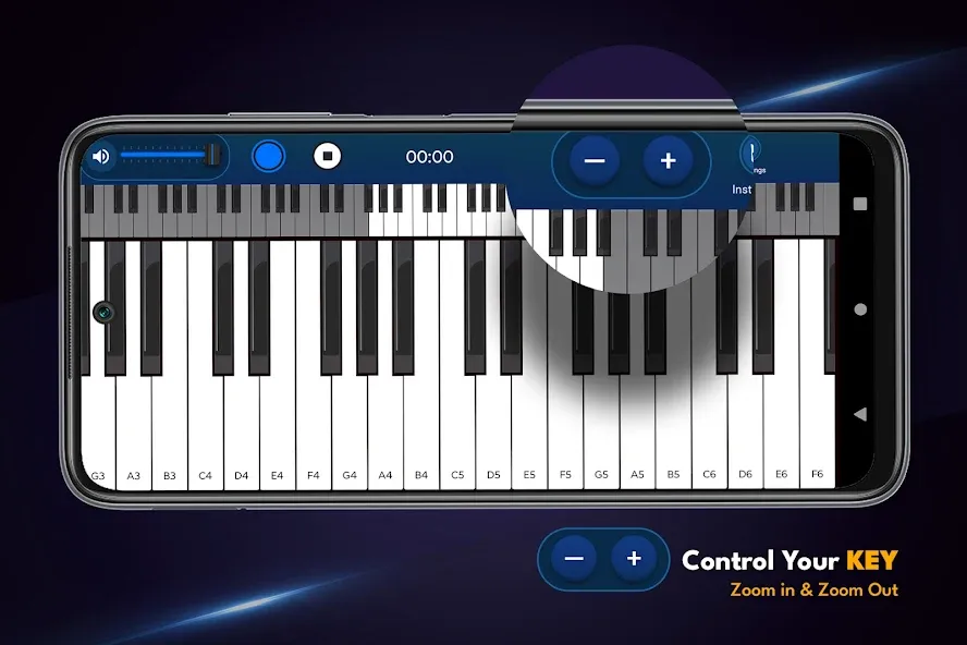 Real Piano Keyboard [MOD: реалистичный звук и безлимитные ноты] Screenshot 4