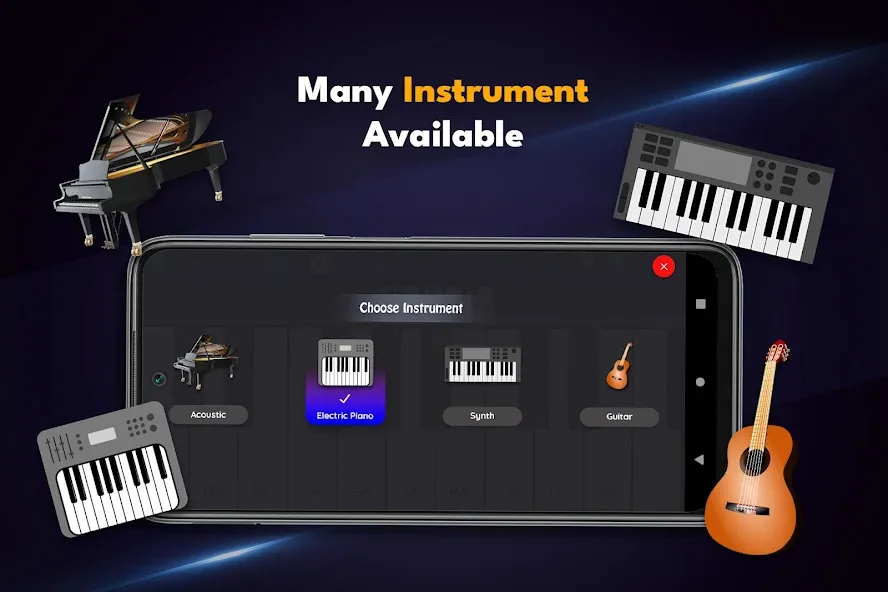 Real Piano Keyboard [MOD: реалистичный звук и безлимитные ноты] Screenshot 5