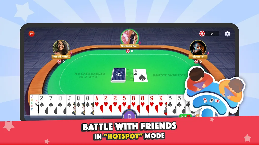 Marriage Card Game by Bhoos [MOD: безлимитные подсказки и открыты все карты] Screenshot 4