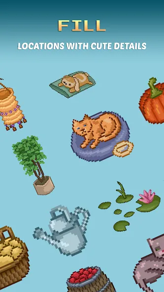 Pixel Art - Color House [MOD: все раскраски открыты и без рекламы] Screenshot 3