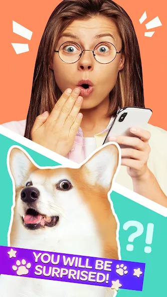 Dog Translator Pet Speak Talk [MOD: разговор с питомцем без ограничений] Screenshot 2