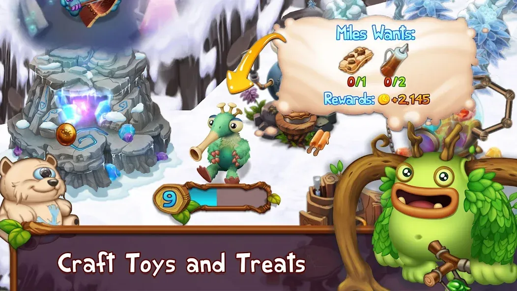 Singing Monsters: Dawn of Fire [MOD: безлимитные ресурсы и ускоренное развитие] Screenshot 2