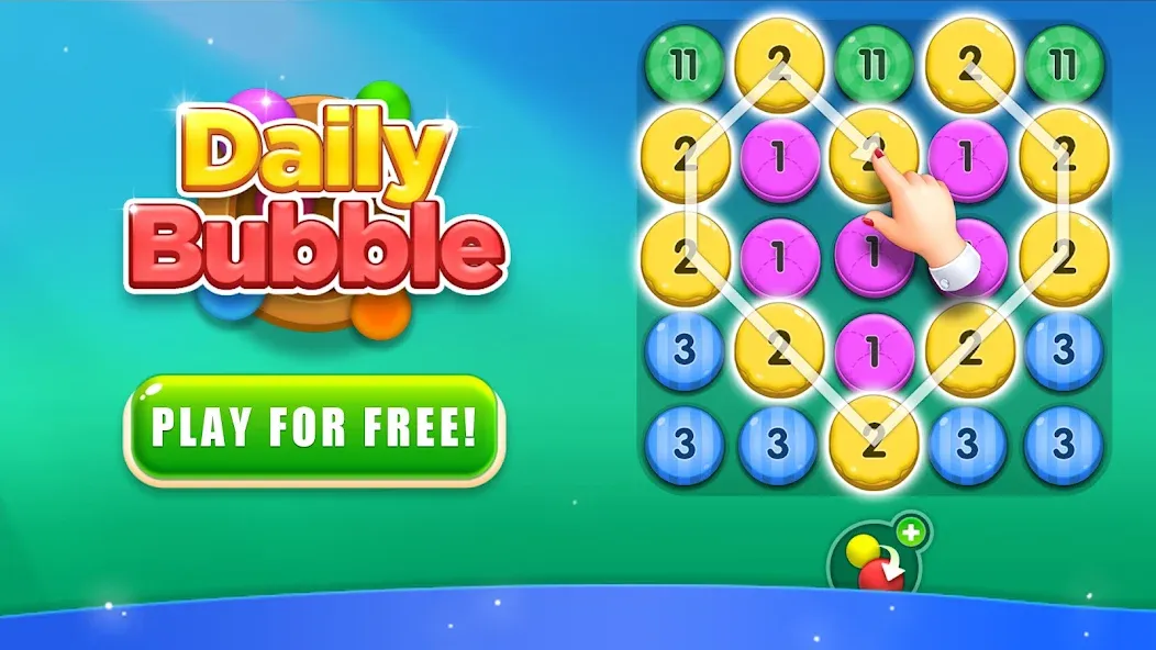 Daily Bubble [MOD: без рекламы и бесконечные жизни] Screenshot 5