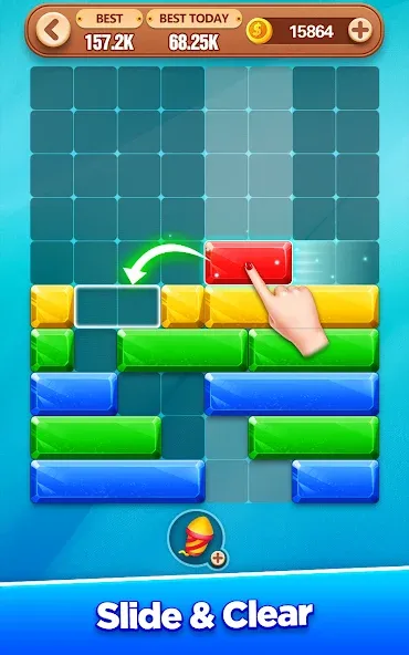 Block Crush - Puzzle Game [MOD: без рекламы и бесконечные подсказки] Screenshot 4