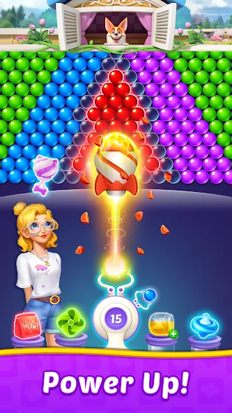 Bubble Shooter Home [MOD: безлимитные монеты и все уровни] Screenshot 2