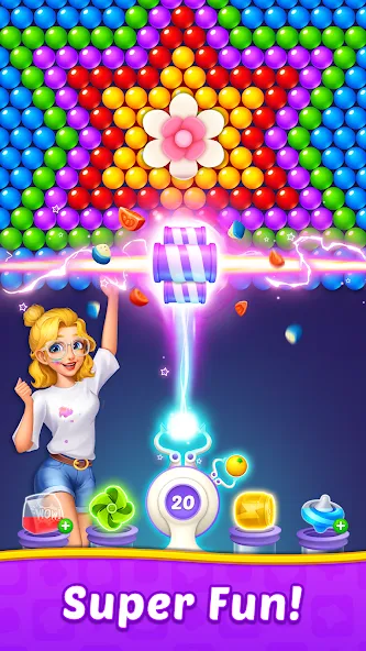 Bubble Shooter Home [MOD: безлимитные монеты и все уровни] Screenshot 4