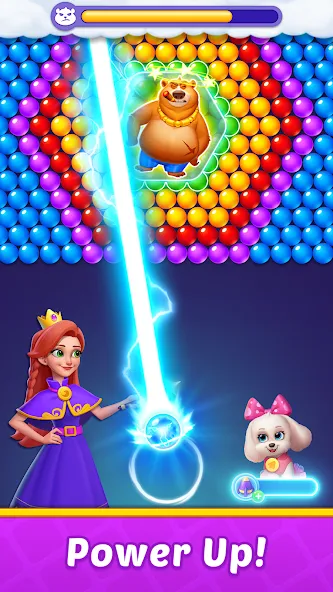 Bubble Shooter Kingdom [MOD: безлимитные монеты и жизни] Screenshot 3