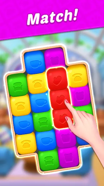 Design Blast - Match &amp; Home [MOD: безлимитные монеты и подсказки] Screenshot 2